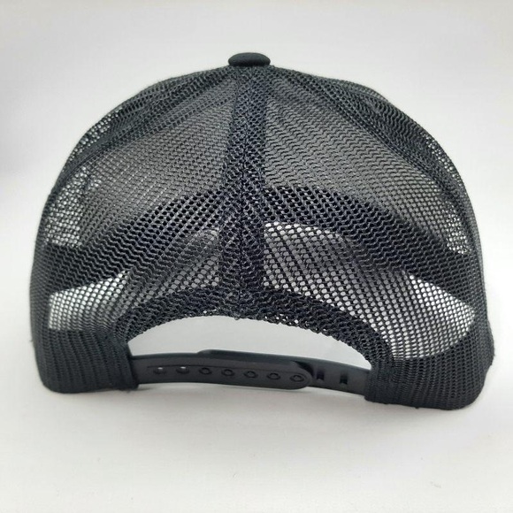 Dodge Viper Red Embroidered Black On Black Mesh Curvebill SnapBack - Picture 4 of 4